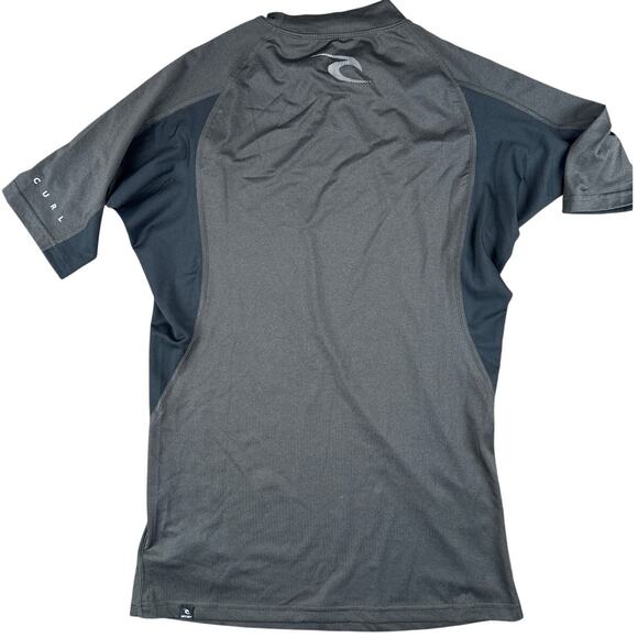 Rip Curl Swimwear UV Tee Performance Fit Mens Large Short Sleeve Black - Picture 5 of 7